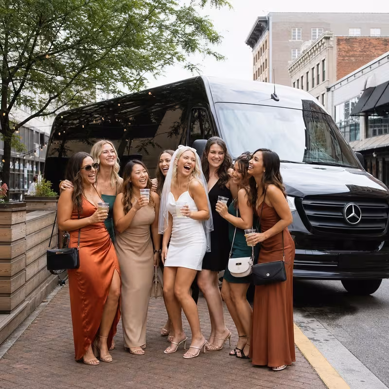 Fort Wayne Bachelor & Bachelorette Transportation fleet vehicle