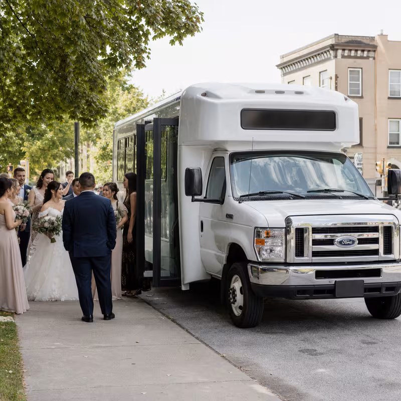 Fort Wayne Wedding Transportation fleet vehicle